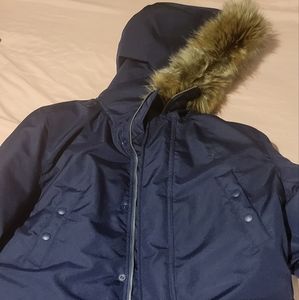 Ralph Lauren NWT Navy Parka Boys Sz XL 18-20